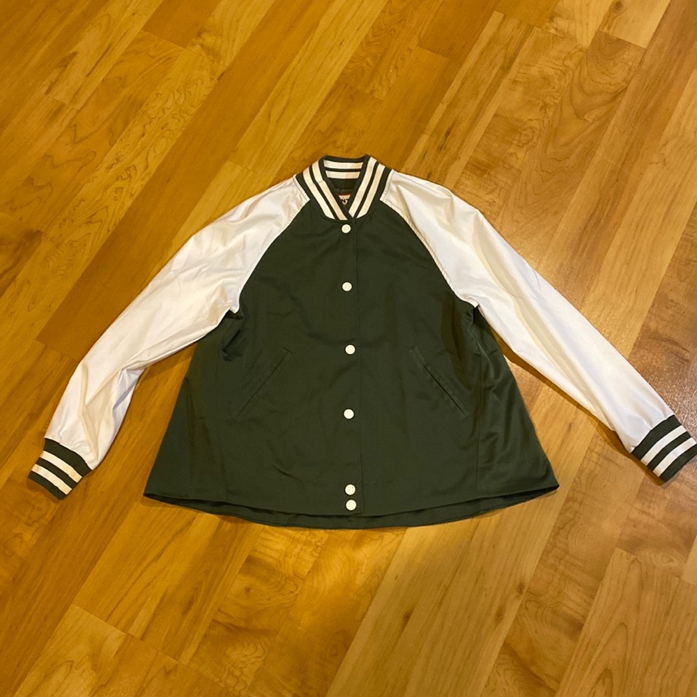 Hunter by Target XS olive green and white track jacket
